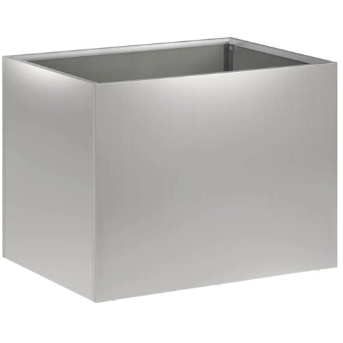  Vrtna saksija 2 kom. Srebrna 40 x 30 x 30 cm Pocinčani čelik - Pocinčani čelik 40 x 30 x 30 cm 2 Slike