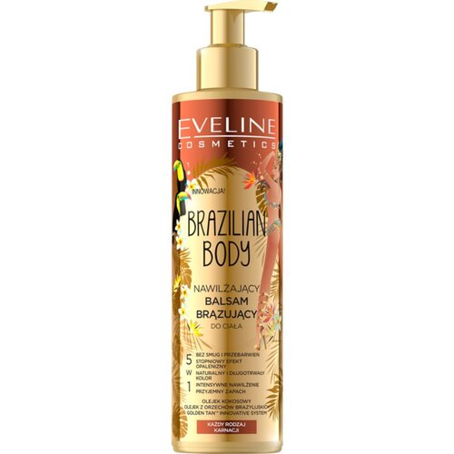 Eveline Cosmetics Brazilian Body samoporjavitveni balzam za postopno porjavitev 200 ml Slike