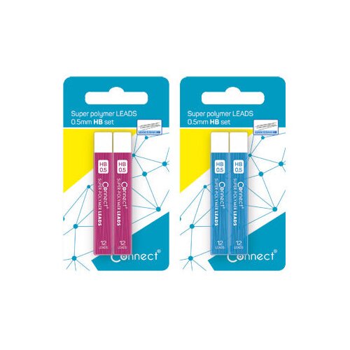 Mine 0,5MM HB SUPER POLYMER PK2 CONNECT SORTIRANO BLISTER Cene