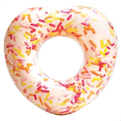 Bestway Napihljiv plovec Intex White Donut Heart, (22030158) Cene