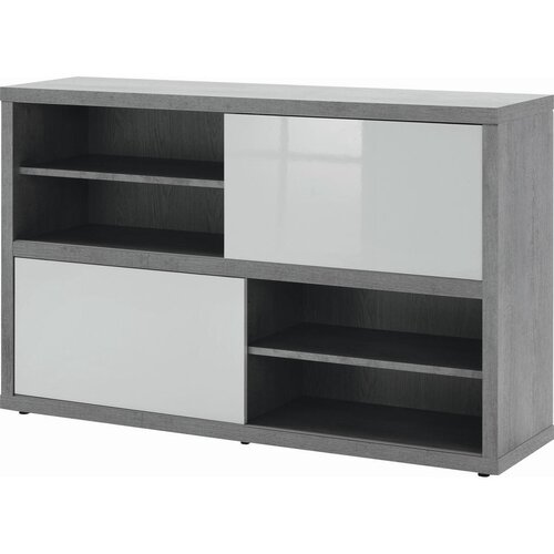 CARRYHOME REGAL 140/87/35,6 cm siva, bela, visoki sijaj Cene