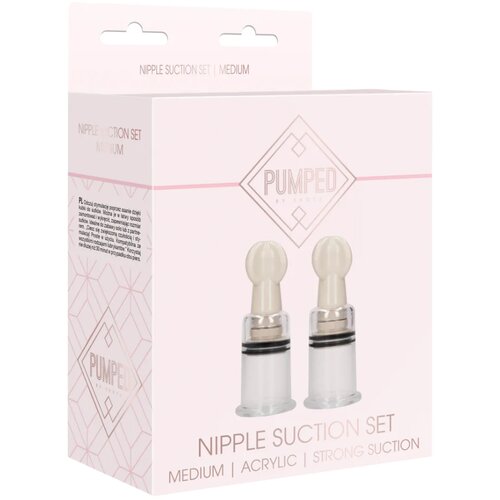 Pumped by Shots vacuum pump Nipple Suction Set - Medium Cene