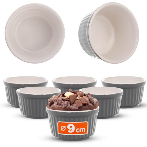KADAX pekovski modelčki, modelčki za peko, posodice za pečico 9 cm, 150 ml, 6 kosov, (5000354211) Cene
