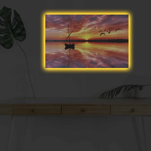 Wallity Zidna slika sa LED osvjetljenjem 4570DHDACT-043, 45x70 cm Cene