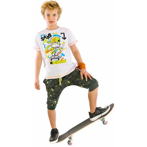 Mushi Skateboard Splash Boys T-shirt Capri Suit Slike