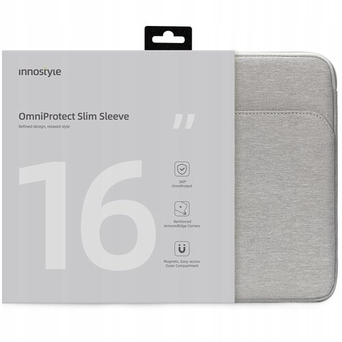 Innostyle TORBA ZA PRENOSNI RAČUNALNIK 15,6 16 VODOODPORNA TORBA OMNIPROTECT SLIM SIVA, (21747128) Cene