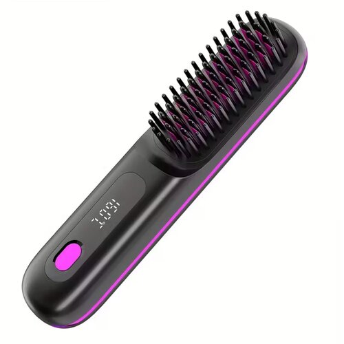 Frilla Brezžična likalna krtača za lase, 2000 mAh, 3 temperature (160&ndash;200&deg;C), prenosna | STRAIBRU, (5000212869) Cene