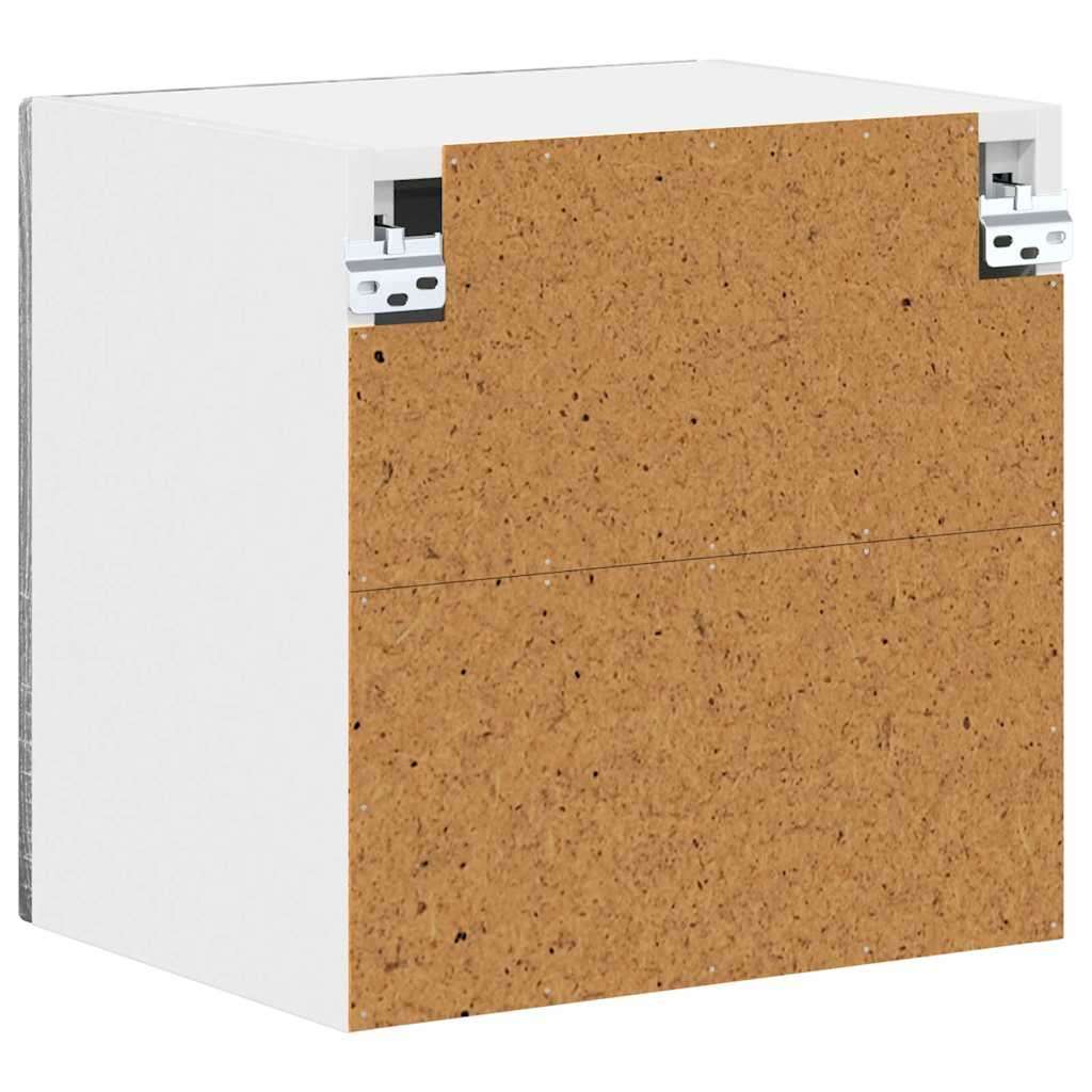  Zidni kuhinjski ormarić s policom Siva Sonoma 40 x 31 x 40 cm Slike