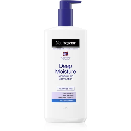 Neutrogena Norwegian Formula® Deep Moisture mlijeko za dubinsku hidrataciju tijela za suhu i osjetljivu kožu 400 ml