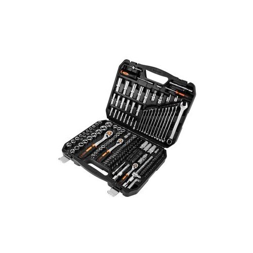 Neo Tools Set nasadnih ključeva &amp;ndash; 219 delova, 1/2, 3/8, 1/4, CrV, 10-076 Slike