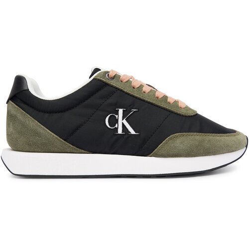 Calvin Klein Superge Retro Runner Lace Up Nylon Mg YW0YW01990 Črna Slike