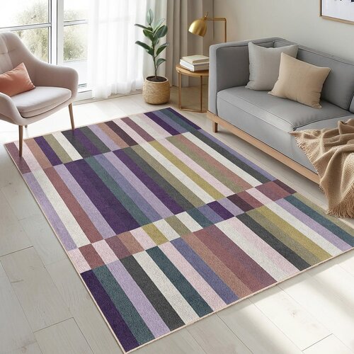 Mila Home Vijolična pralna preproga 160x230 cm Purple Rain &amp;ndash; Slike