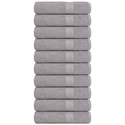 vidaXL Brisače za tuširanje 10 kos siva 70x140 cm 360 g/m² 100% bombaž Cene