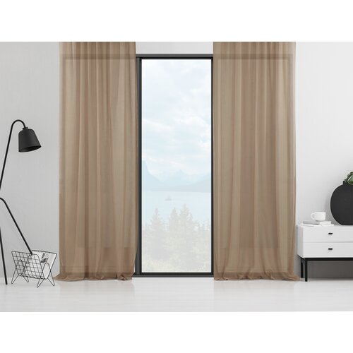 Hanah home zavese AS-10305-507-2PC-140295, 140 x 295 cm, 2 komada, Braon Slike