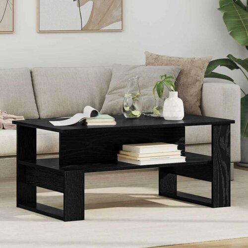  Stolić za kavu Crni hrast 90 x 50 x 40 cm Konstruirano drvo Cijene