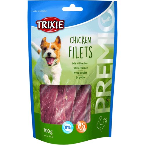 Trixie Poslastica za pse Sušeni pileći fileti, 100 g Cene
