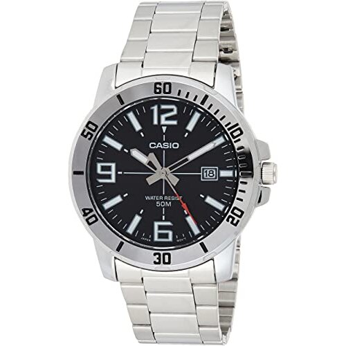 Casio Mu&amp;scaron;ki sat MTP-VD01D-1B srebrni Slike