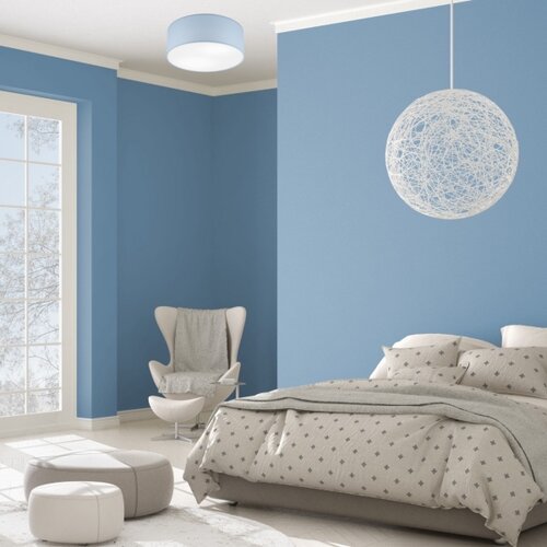  plafonsko svetlo sirja pastel double 2xE27/15W/230V, prečnik 35 cm, plavo Slike