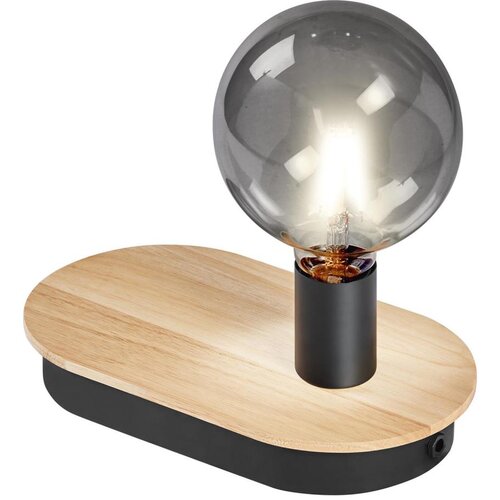 Ledvance Dodirna stona lampa sa USB konektorom DECOR WOOD 1xE27/8W/230V Slike