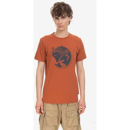 Fjallraven Pamučna majica Arctic Fox T-shirt boja: narančasta, s tiskom, F87220.243-243