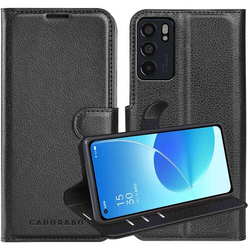 Cadorabo Case, združljiv z OPPO v oksidnem črno - za&scaron;čitni pokrov z magnetnim zapiranjem, stoječo funkcijo in režo za kartico, (20694356) Cene