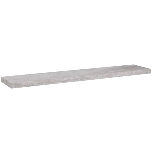 Maison Chic Stenska polica - Viseča Polica betonsko siva 120x23,5x3,8 cm MDF, (21784669) Slike