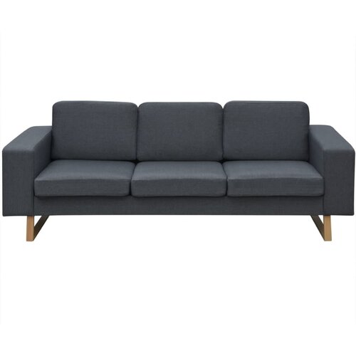 Maison Chic kavč - Sofa - Kanape Trosed Blago Temno Sive Barve, (21726589) Cene