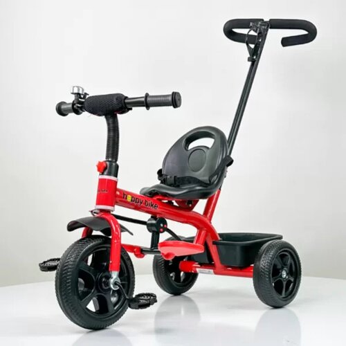 Playtime Dečiji tricikl Happybike 448 crveni sa ručkom za guranje Cene