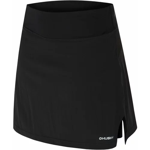 Husky Functional skirt with shorts Flamy L black