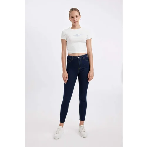 Defacto Jegging High Waist Ankle Length Narrow Leg Jean Pants