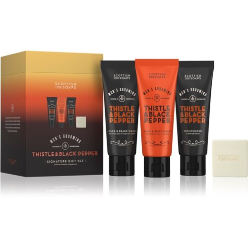 Scottish Fine Soaps Thistle & Black Pepper poklon set za mu&scaron;karce Cijene