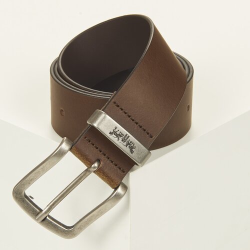 Levi&amp;#039;s METAL TWO HORSE KEEPER BELT Smeđa Slike