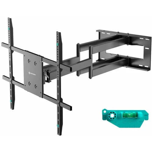 ONKRON Full Motion TV Wall Mount for 42" to 110-inch Screens up to 100 kg, Black