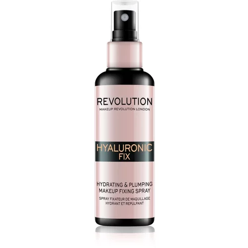 Makeup Revolution Hyaluronic Fix sprej za fiksiranje šminke s hidratantnim učinkom 100 ml