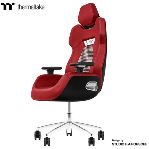 Thermaltake ARGENT E700Real Leather Gaming chairStolica, (black houndstooth fabric) Slike