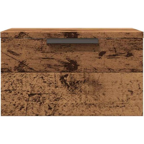VidaXL Zidni noćni ormarići 2 kom Staro drvo 34x30x20 cm Slike