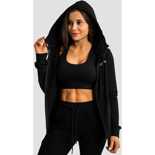 GymBeam Ženska dukserica Limitless Zip Up Black Slike