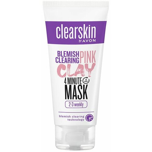 Avon Clearskin maska za lice sa roze glinom 75ml Slike