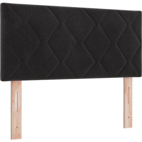 VidaXL poljni krevet s madracem crna 90x200 cm bar&amp;scaron;un Slike