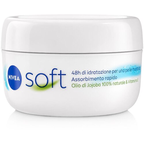 Nivea Soft 48H Hydrating Cream dnevna krema za lice za sve vrste kože 300 ml za žene Slike