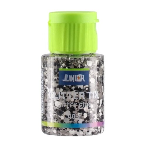 Junior glitter tix lepak sa &amp;scaron;ljokicama 40g crna ( B2C04835 ) Slike
