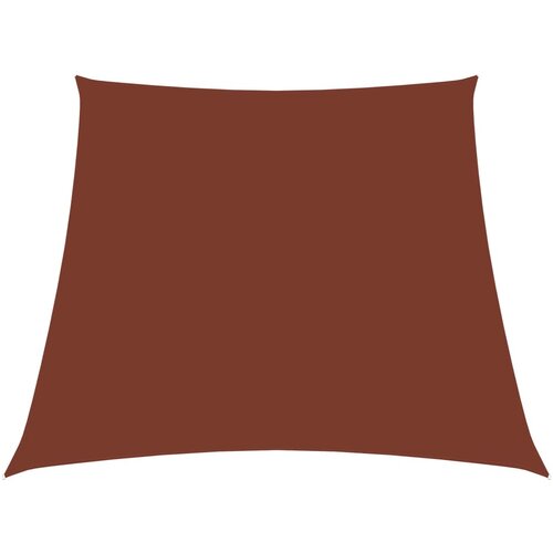 vidaXL Senčno jadro oksford blago trapez 3/4x2 m terakota Cene