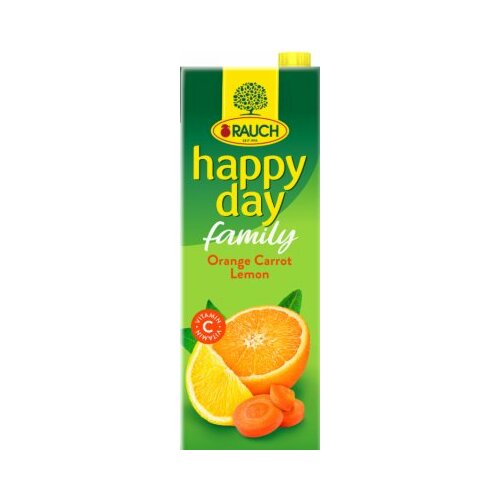 Family sok happy day pomorandža, šargarepa, limun 1L Slike