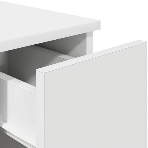  Noćni ormarići s ladicom 2 kom bijeli 20x36x60 cm Slike