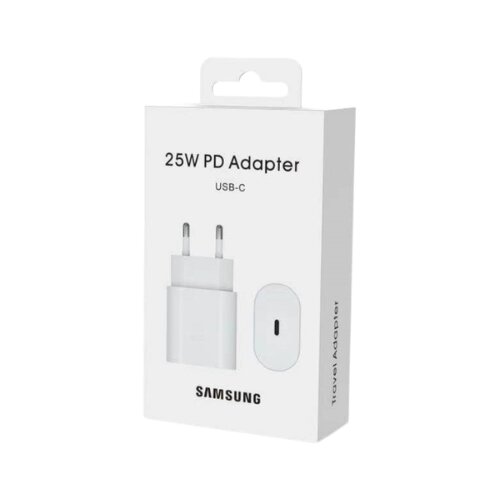 Samsung Kucni punjac Original 25W Fast Type-C Bijeli Adapter TA800 Slike