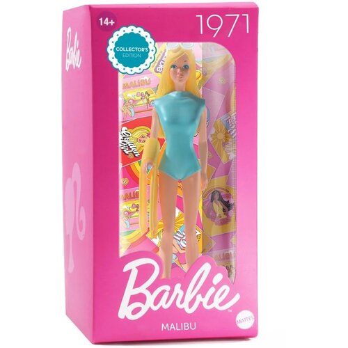 Mga Entertainment Barbie Malibu 1971 kolekcionarska lutka 15cm Slike