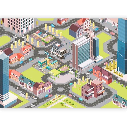 Artgeist Fototapeta In The City, 100x70cm Cene