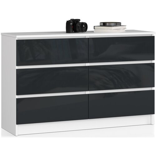 AKORD KOMODA K120 6SZ CLP GRAFITNI GLE&amp;Scaron;T, (21702942) Slike