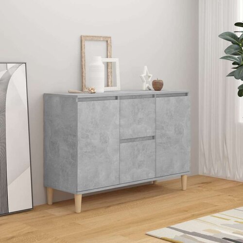  Komoda siva boja betona 103 5 x 35 x 70 cm od iverice Slike
