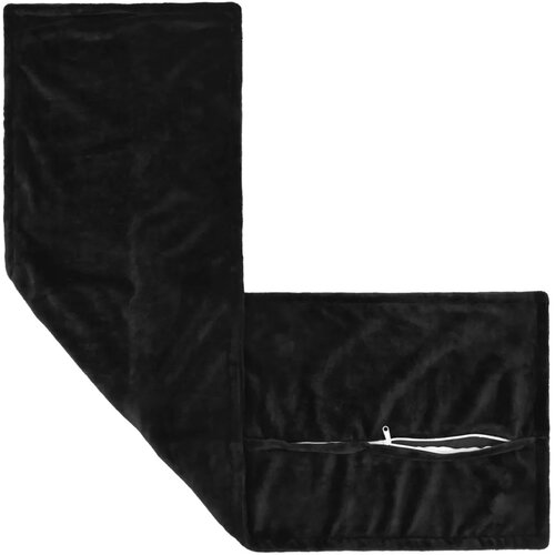  Presvlaka za jastuk 2 pcs HOUTEN Crna 40 x 145 cm Flanel - Crna 40 x 145 cm 2 Slike